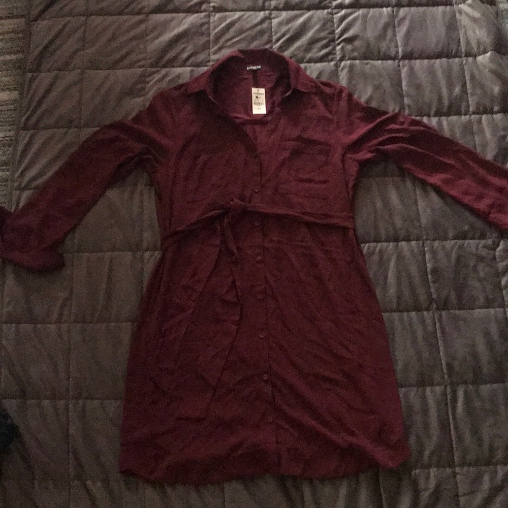 Button up dress
